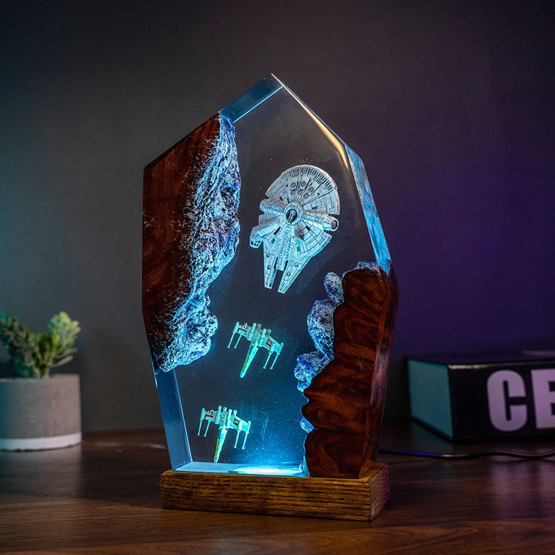 Table Resin Lamp Universe War  - Baby Nursery Light incelemesi ve fiyatı