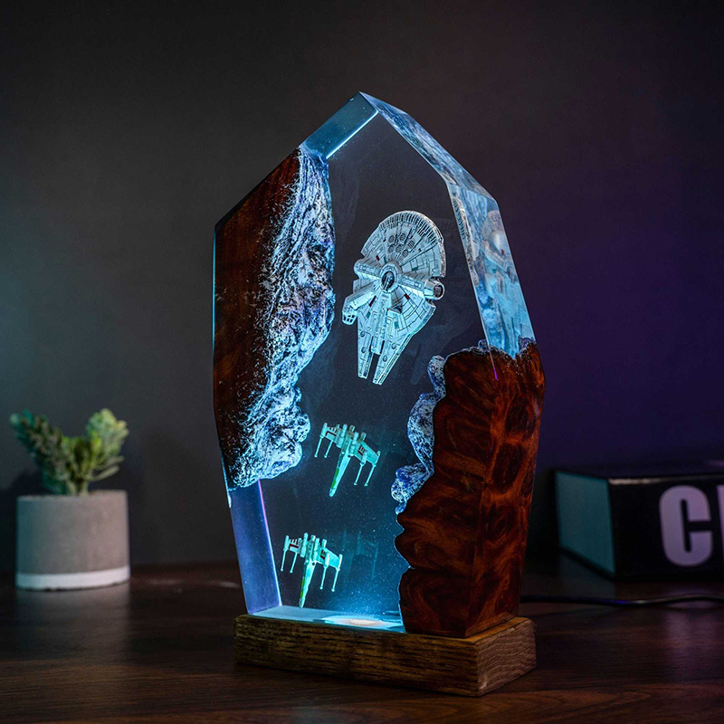 Table Resin Lamp Universe War  - Baby Nursery Light incelemesi ve fiyatı