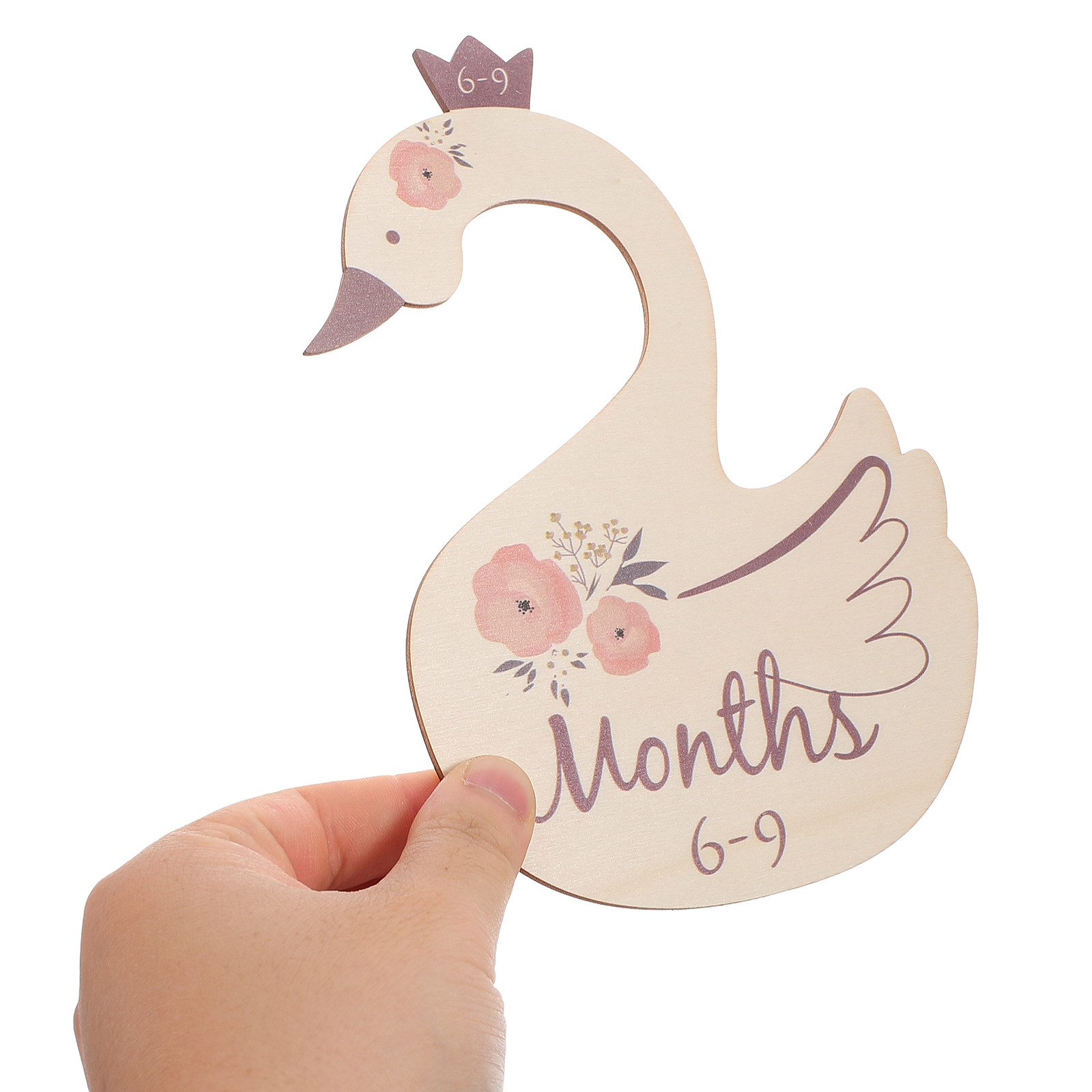 7Pcs Swan-Shaped Wooden Closet - Baby Nursery Closet Organization incelemesi ve fiyatı