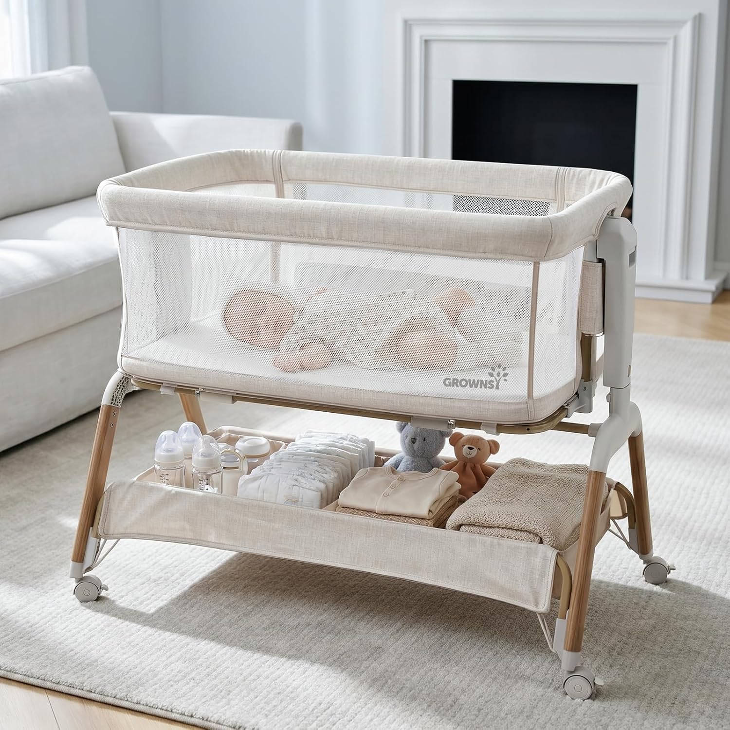 5-in-1 Baby Bassinet Bedside S - Bassinet Bedside Sleeper incelemesi ve fiyatı