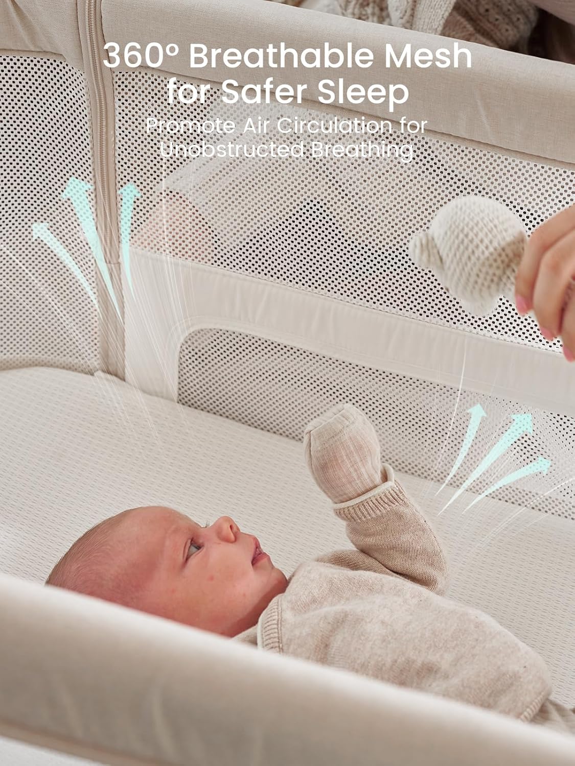 5-in-1 Baby Bassinet Bedside S - Bassinet Bedside Sleeper incelemesi ve fiyatı