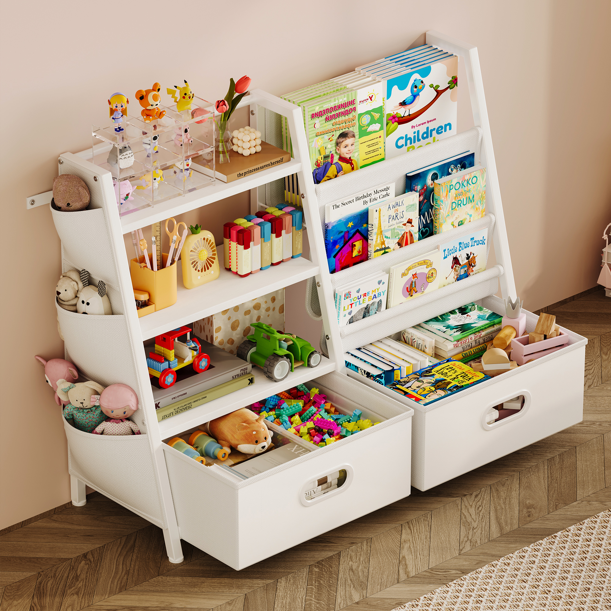 Modern Toddler Bookshelf Nurse - Baby Nursery Bookcase incelemesi ve fiyatı
