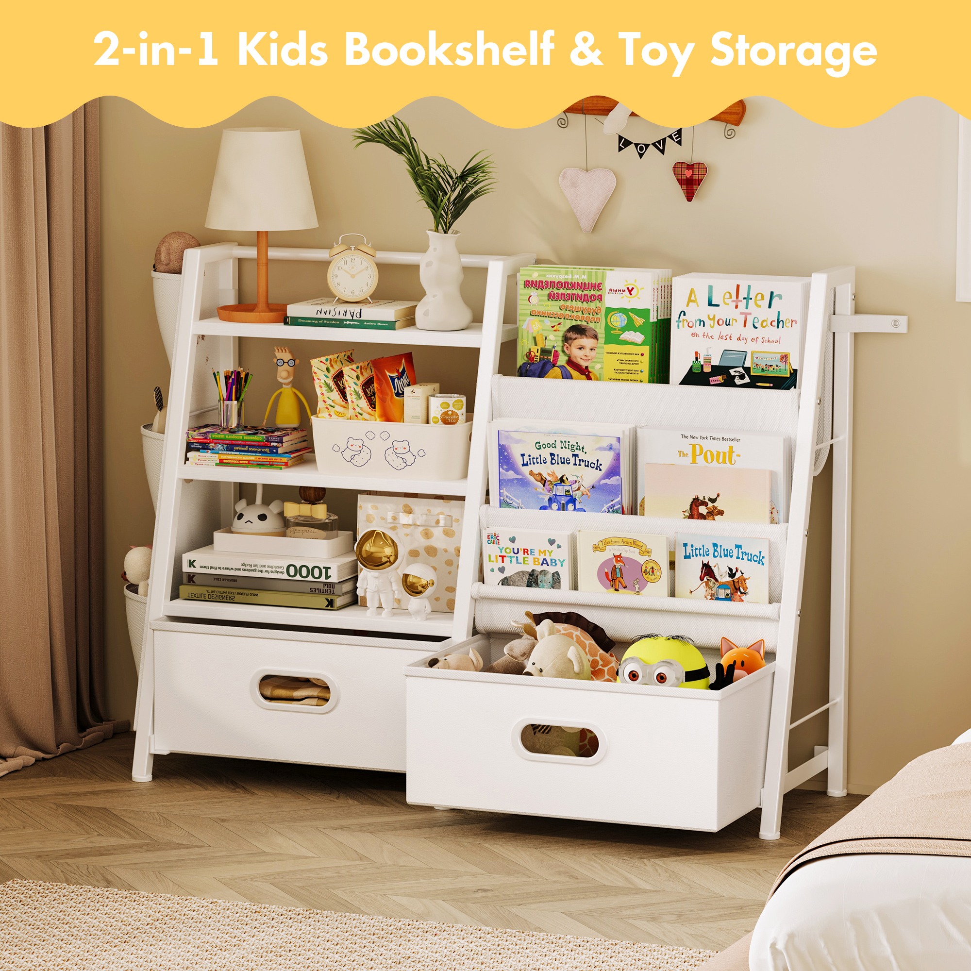 Modern Toddler Bookshelf Nurse - Baby Nursery Bookcase incelemesi ve fiyatı
