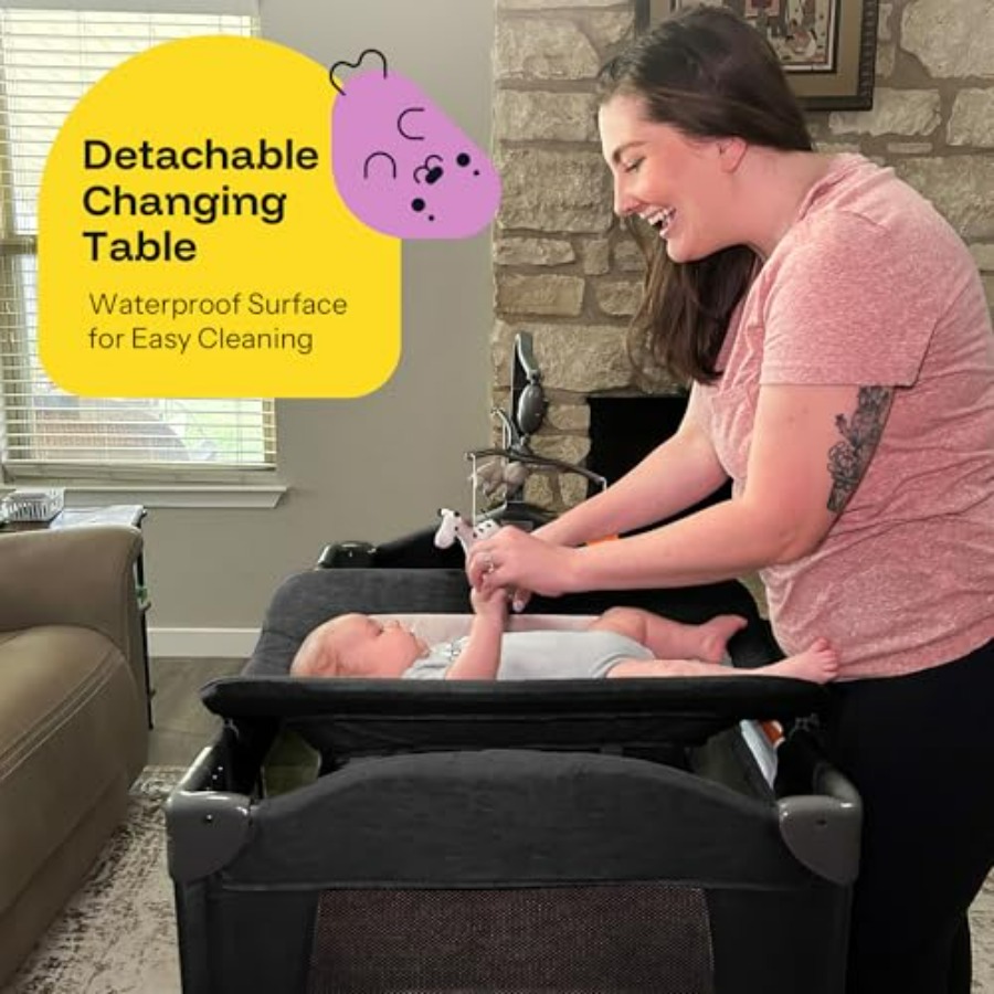 HARPPA 6 in 1 Portable Baby Pl - Bassinet Bedside Sleeper incelemesi ve fiyatı