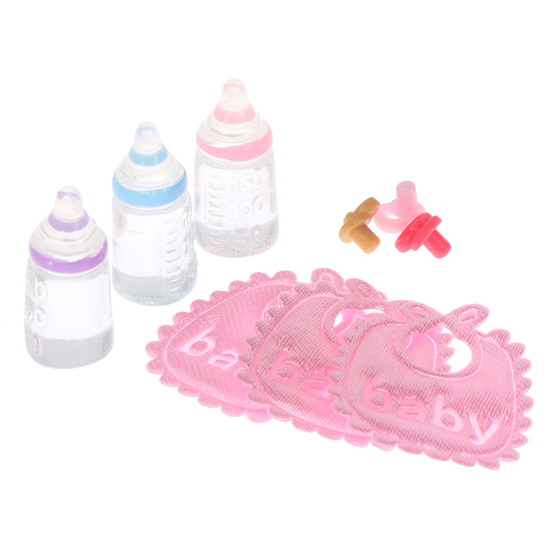 3PCS 1:12 Dolls House Miniatur - Baby Nursery Items incelemesi ve fiyatı