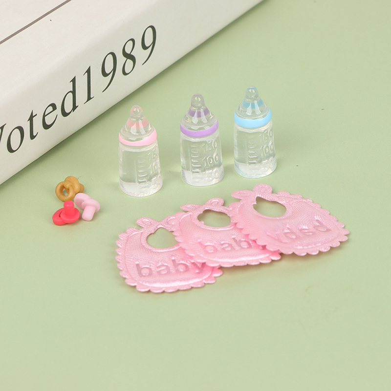 3PCS 1:12 Dolls House Miniatur - Baby Nursery Items incelemesi ve fiyatı