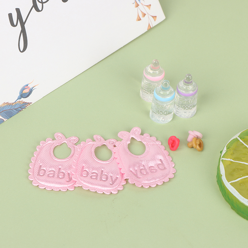 3PCS 1:12 Dolls House Miniatur - Baby Nursery Items incelemesi ve fiyatı