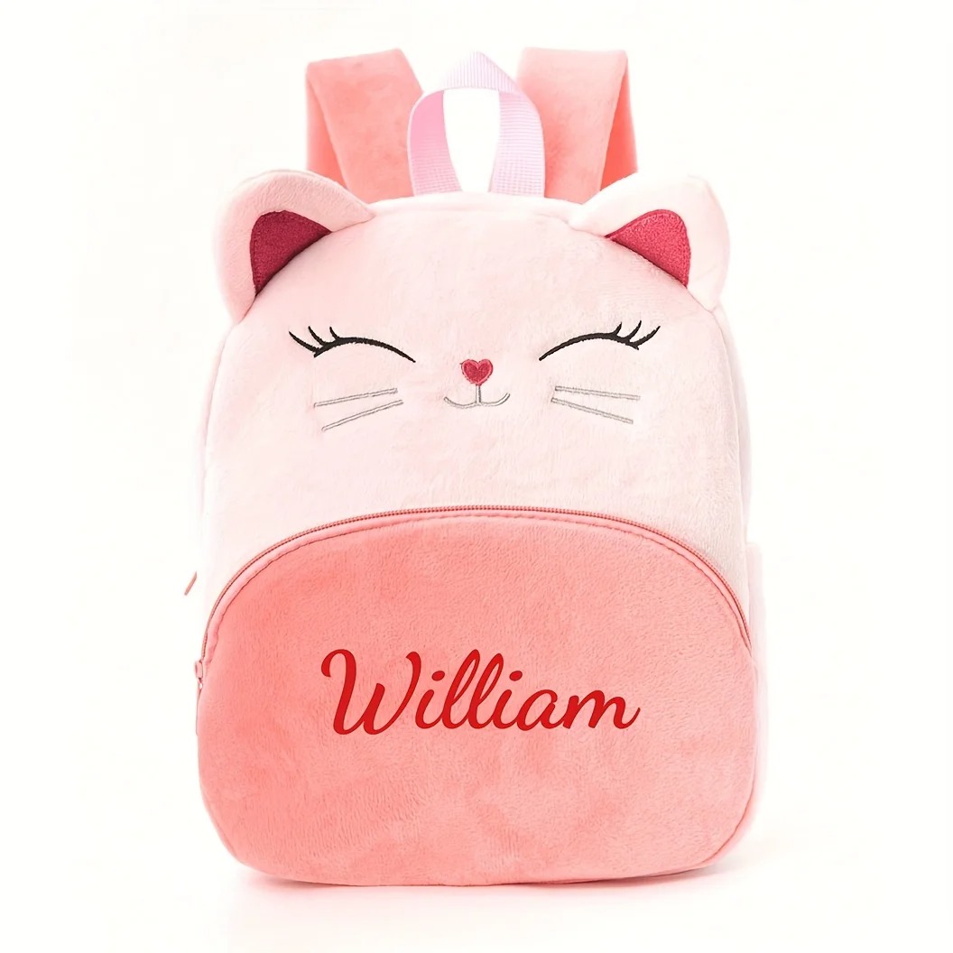 Customized Name Cartoon Cat Ba - Baby Nursery Backpack incelemesi ve fiyatı