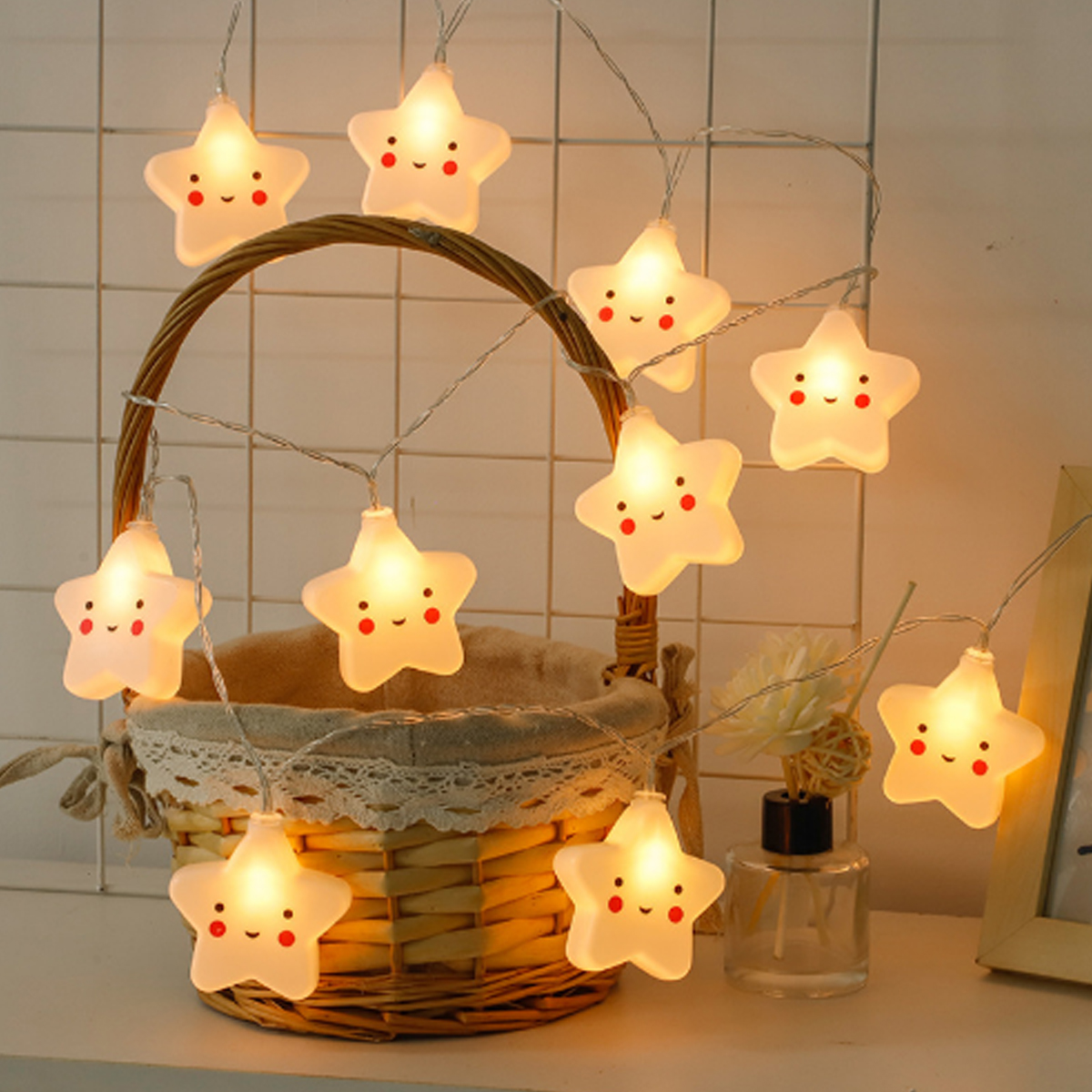 1.5m 10Led Colorful Cloud Star - Baby Nursery Light incelemesi ve fiyatı