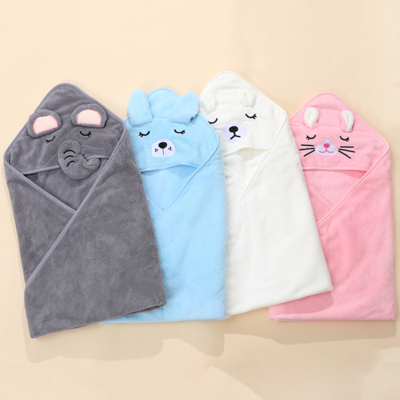 Cartoon Baby Bath Towels Soft  - Baby Nursery Items incelemesi ve fiyatı