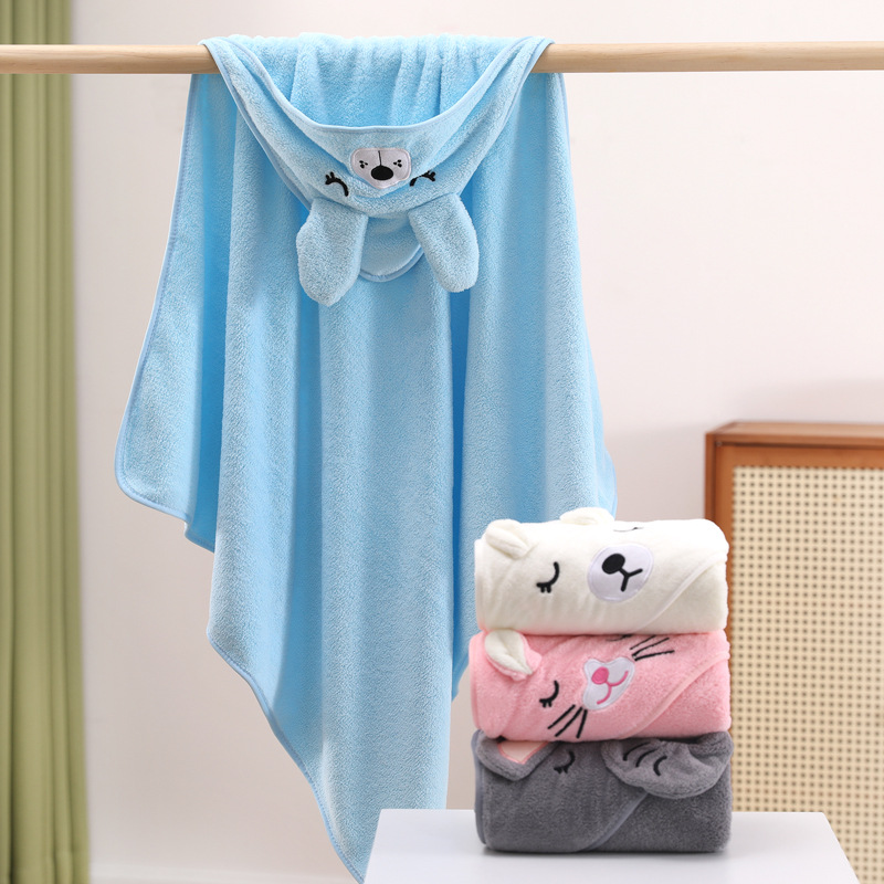 Cartoon Baby Bath Towels Soft  - Baby Nursery Items incelemesi ve fiyatı