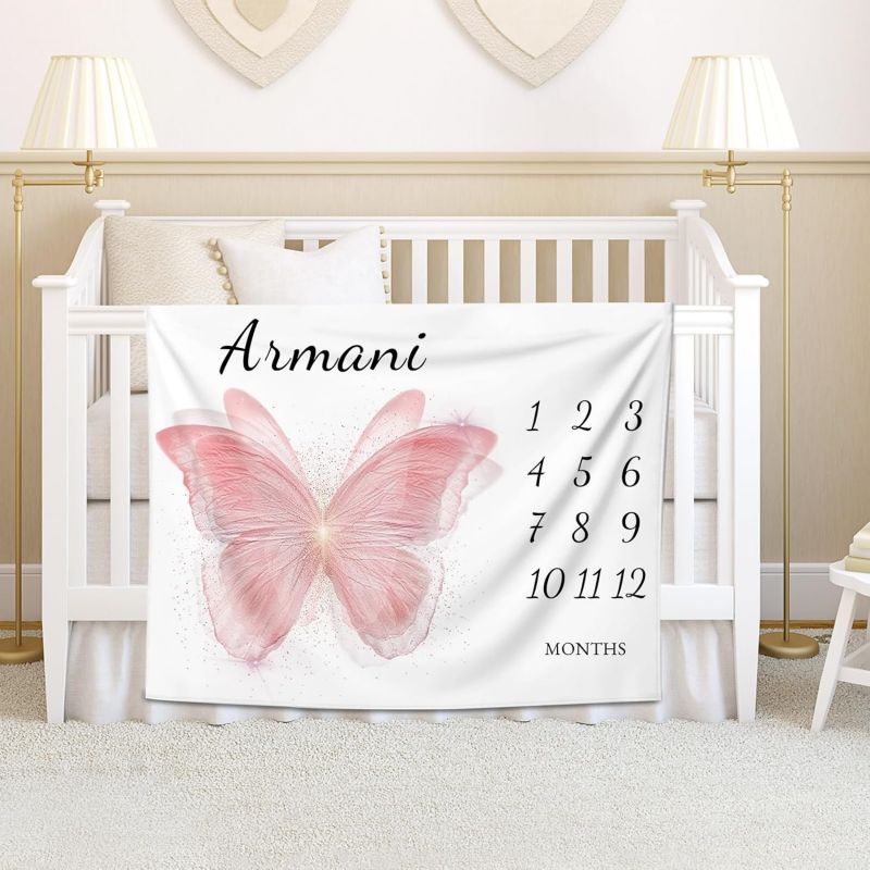 VIKAMA Pink Butterfly Baby Mil - Baby Nursery Girl incelemesi ve fiyatı