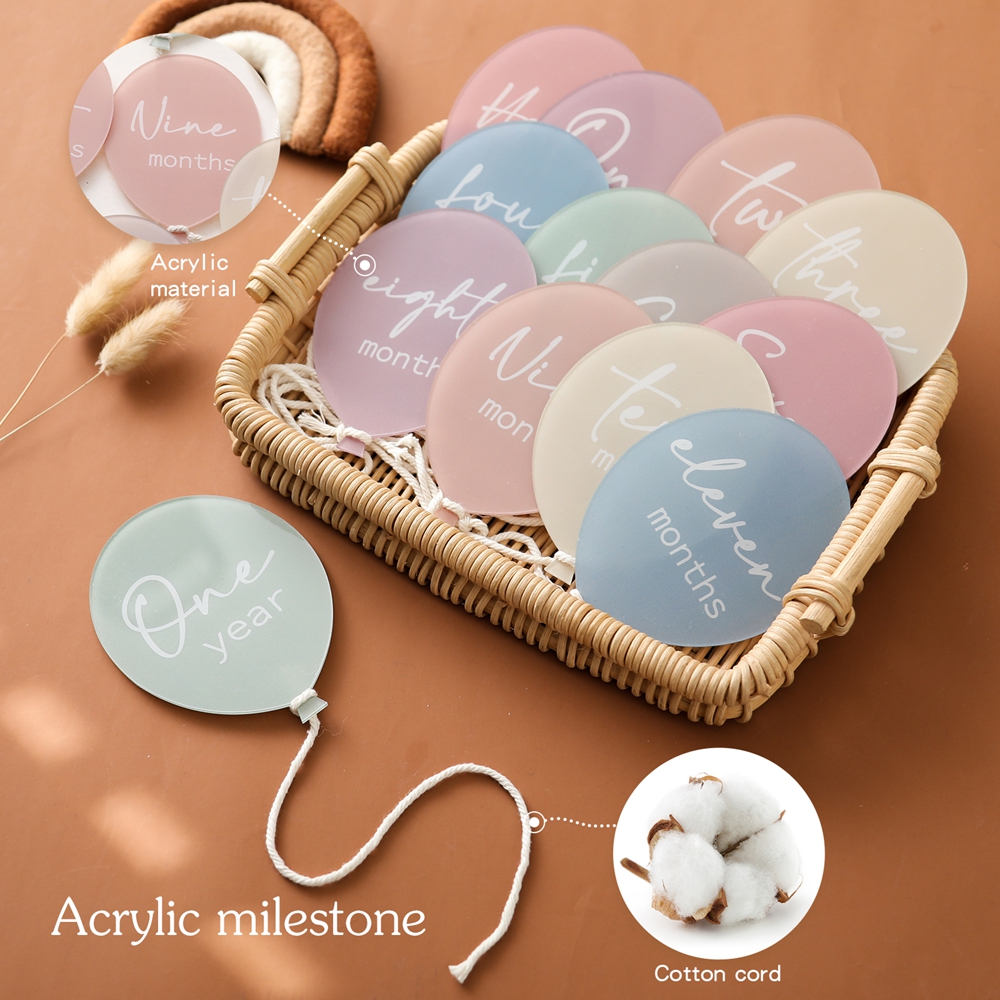 13PCS Acrylic Balloon Baby Mil - Baby Nursery Age incelemesi ve fiyatı