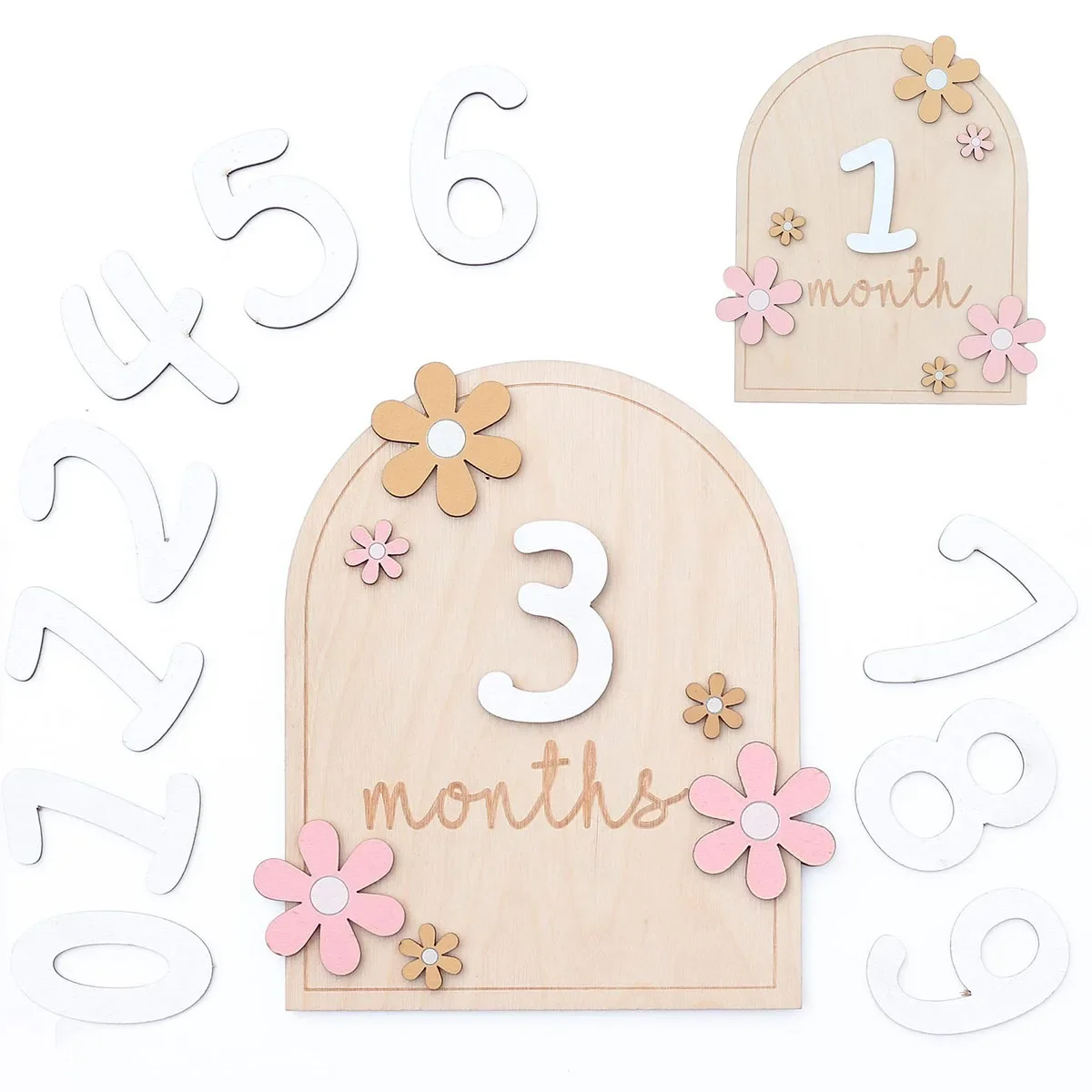 Wooden Baby Monthly Milestone  - Milestone Card Set incelemesi ve fiyatı