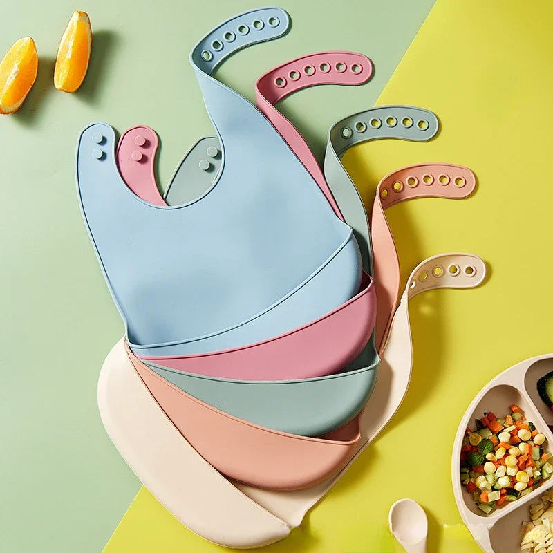 1-4Pcs Baby Bib Adjustable Wat - Baby Nursery Items incelemesi ve fiyatı