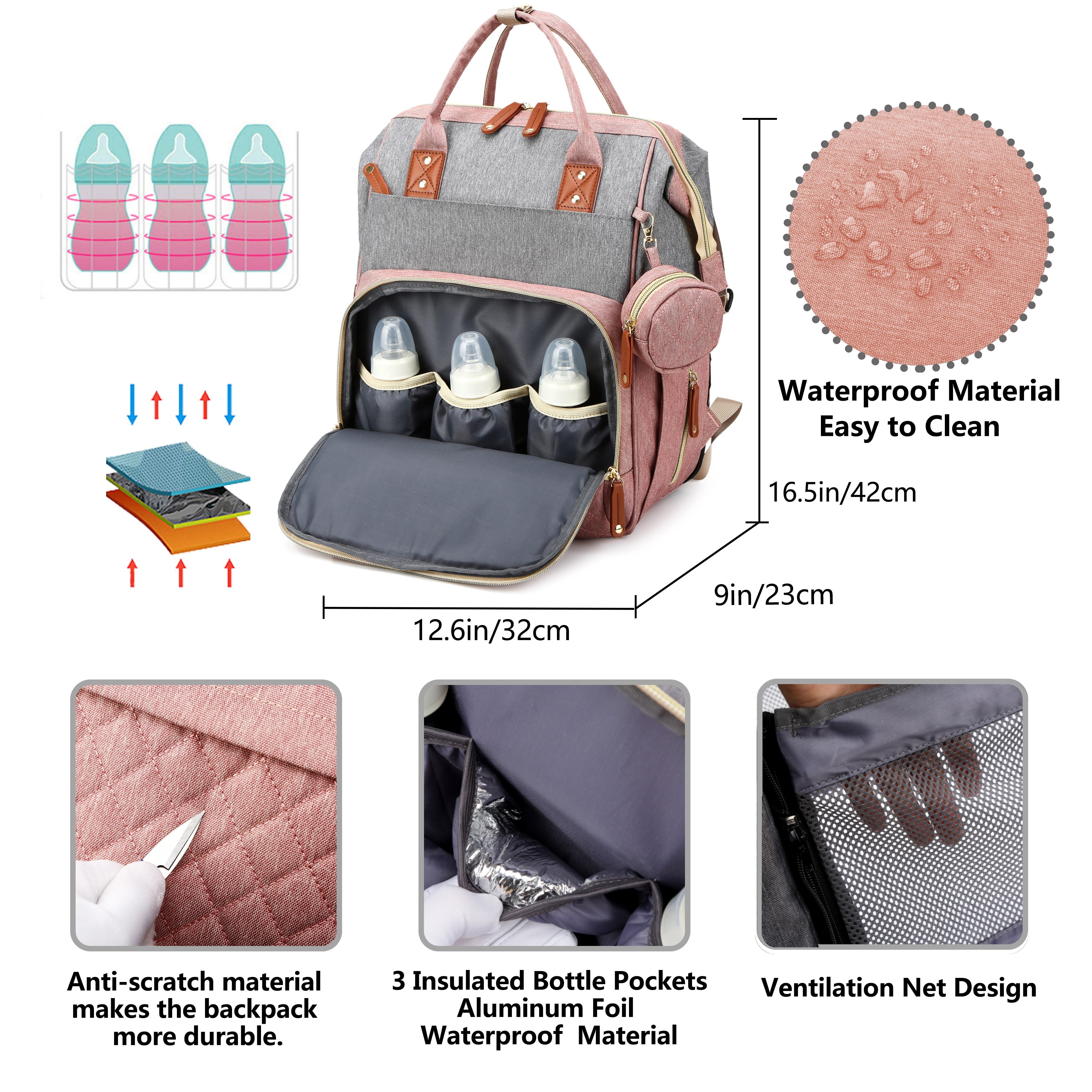 Baby Diaper Bag Backpack, Baby - Baby Nursery Backpack incelemesi ve fiyatı