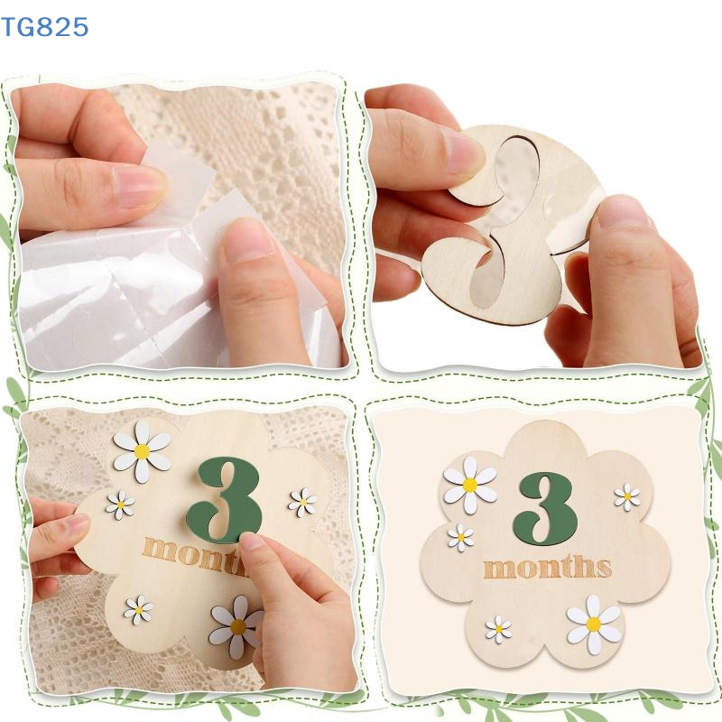 【AN】【AN】Wooden Baby Monthly Mi - Milestone Card Set incelemesi ve fiyatı