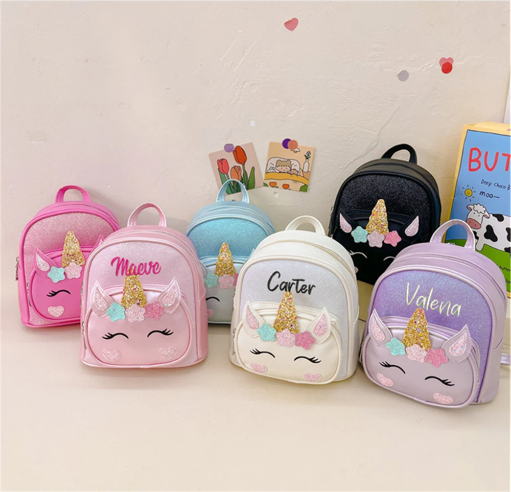 Pink Unicorn Embroidered Backp - Baby Nursery Backpack incelemesi ve fiyatı