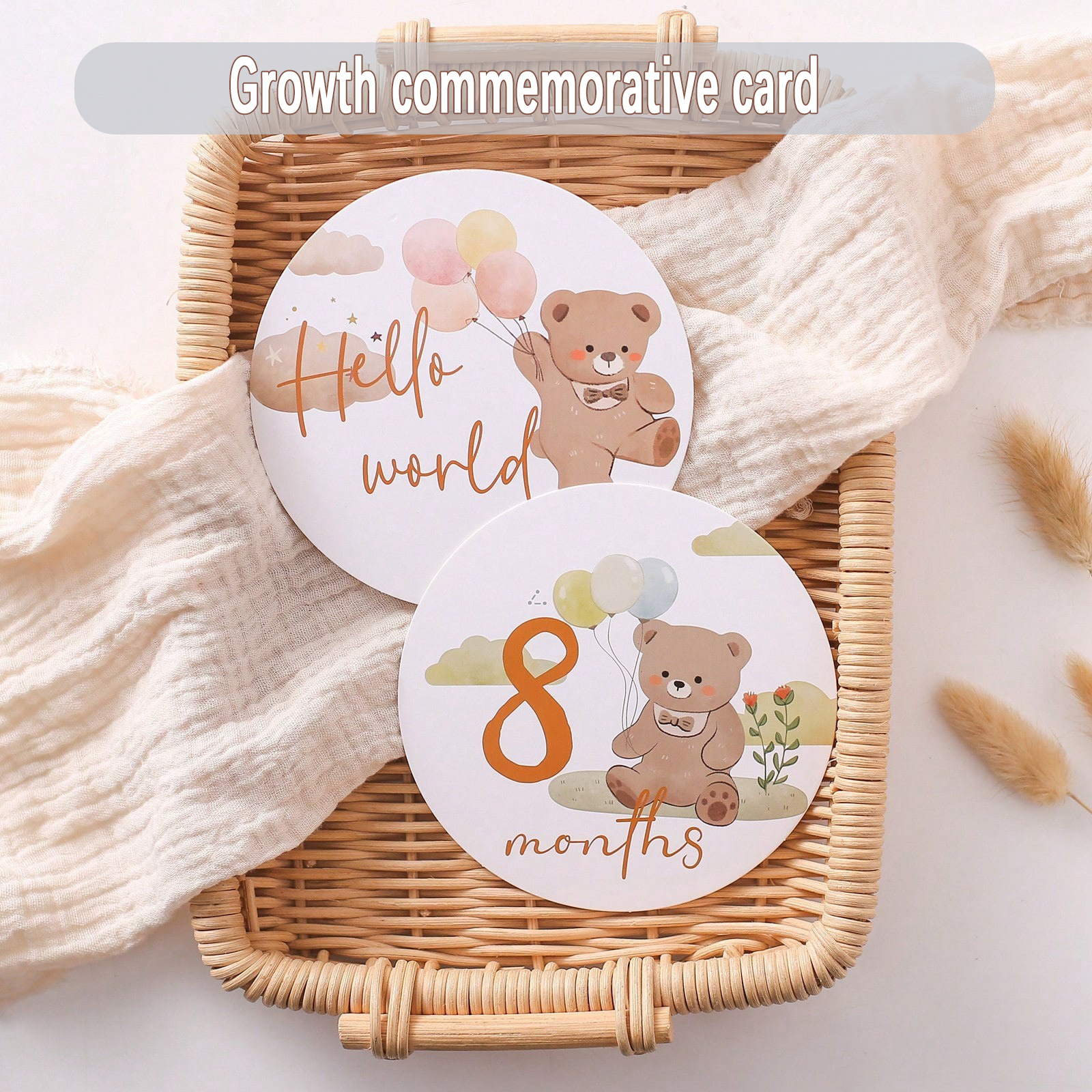 Baby photo commemorative prop  - Milestone Card Set incelemesi ve fiyatı