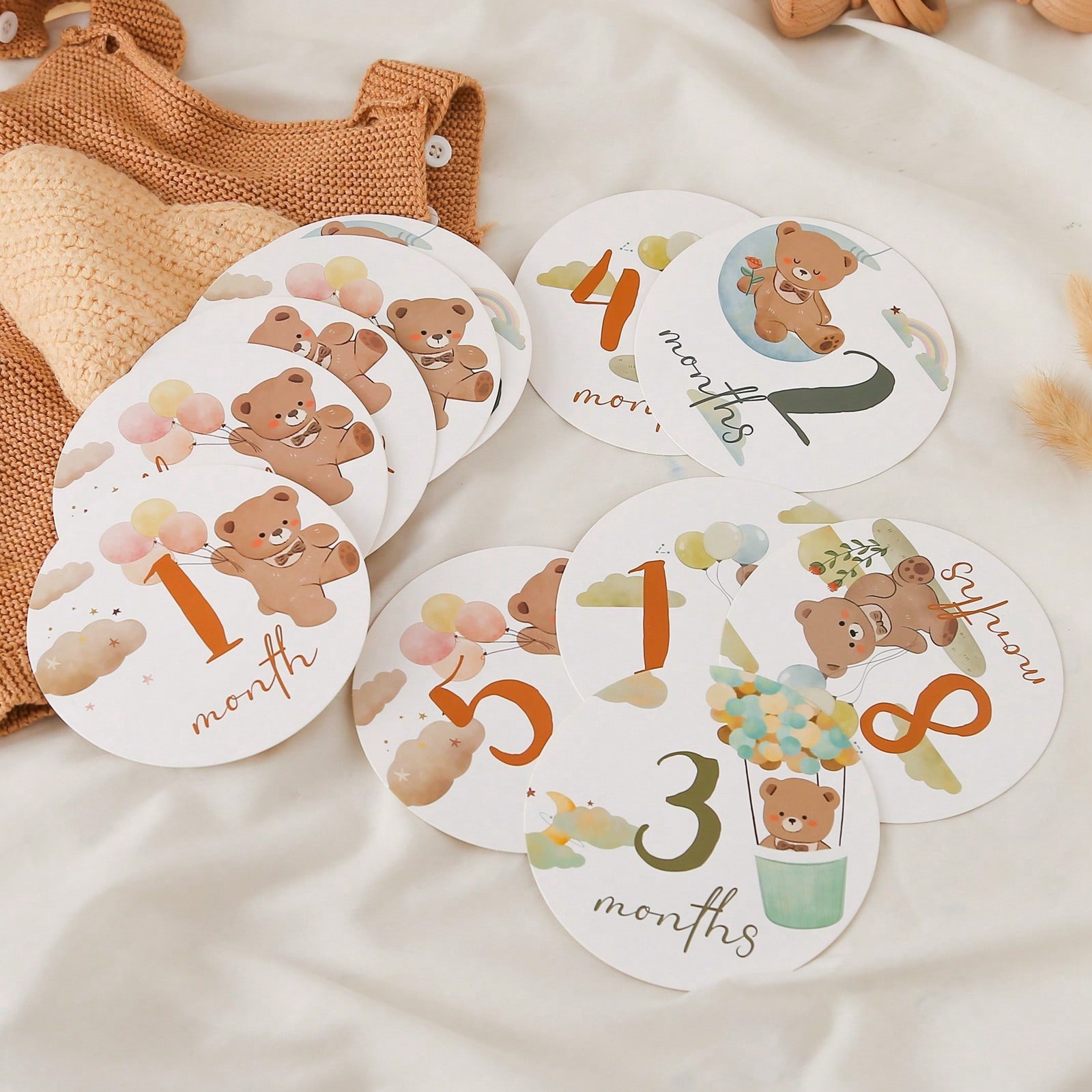 Baby photo commemorative prop  - Milestone Card Set incelemesi ve fiyatı