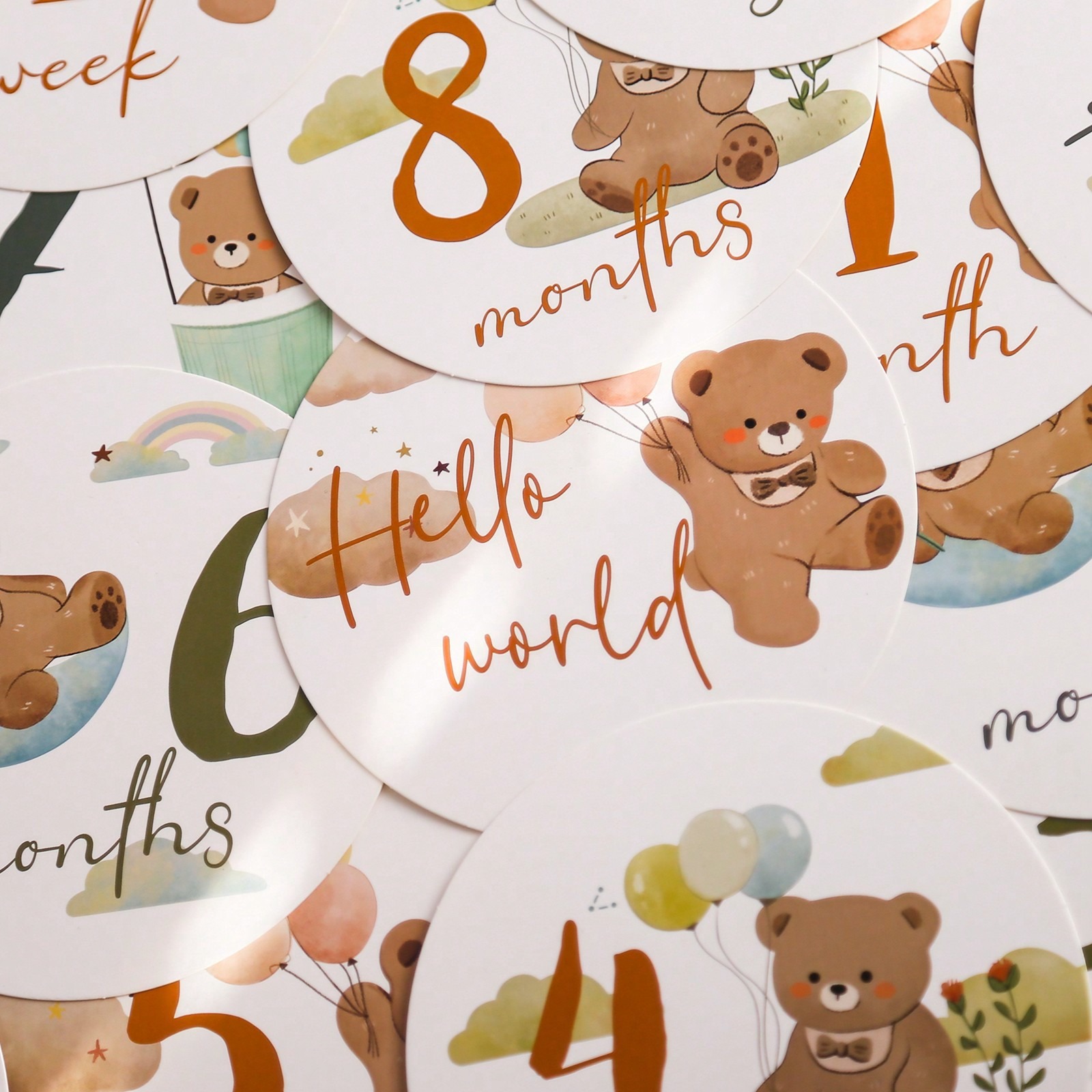 Baby photo commemorative prop  - Milestone Card Set incelemesi ve fiyatı