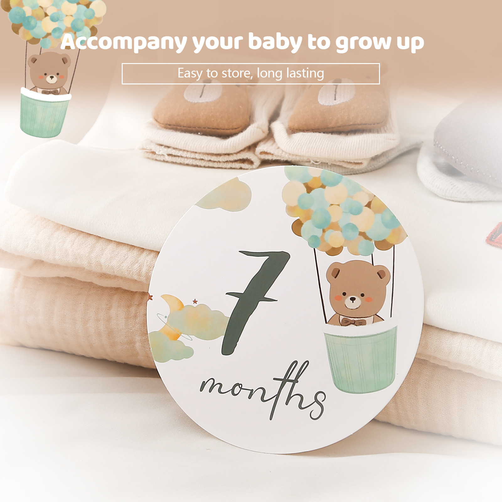 Baby photo commemorative prop  - Milestone Card Set incelemesi ve fiyatı