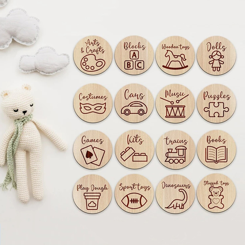 Wooden Storage Tags  Nursery D - Baby Nursery Items incelemesi ve fiyatı