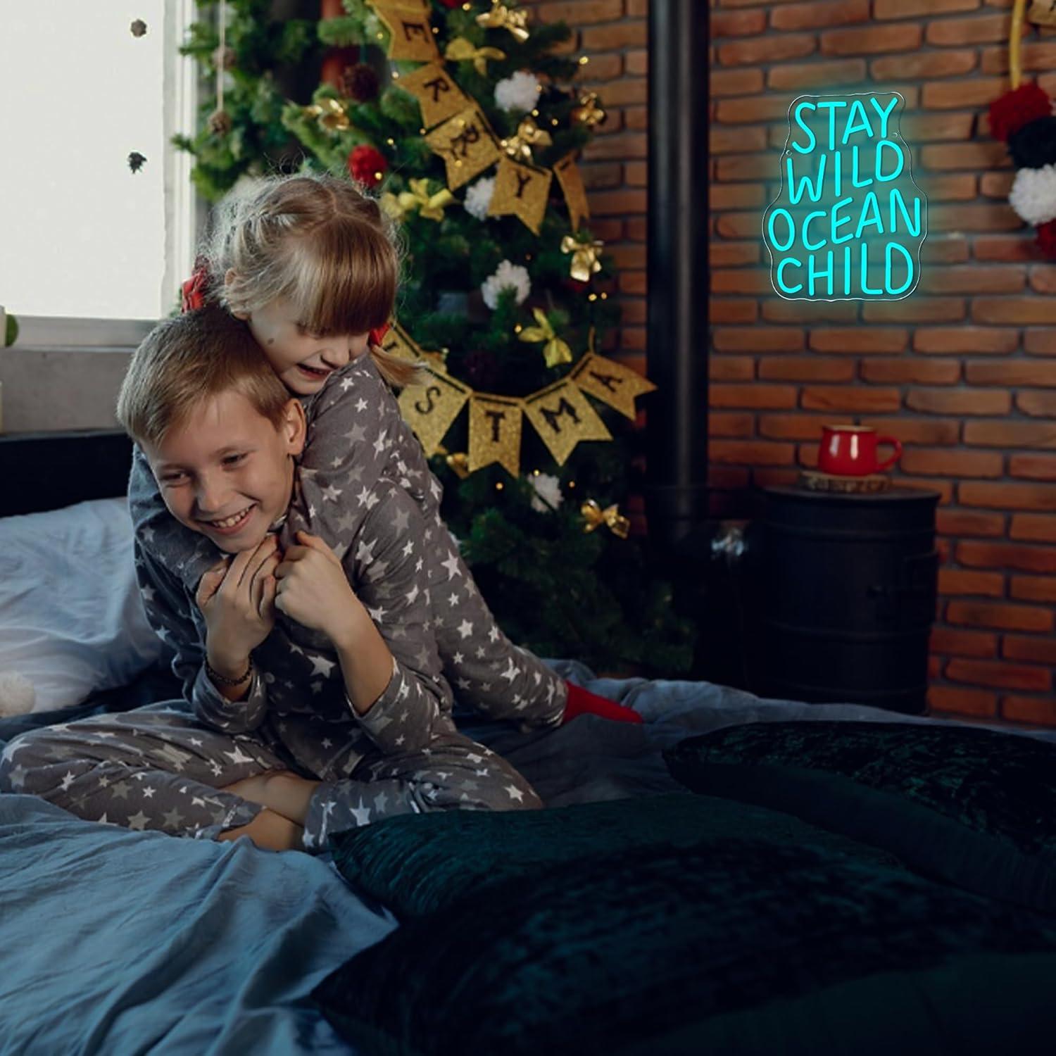Stay Wild Ocean Child Neon Sig - Baby Nursery Light incelemesi ve fiyatı