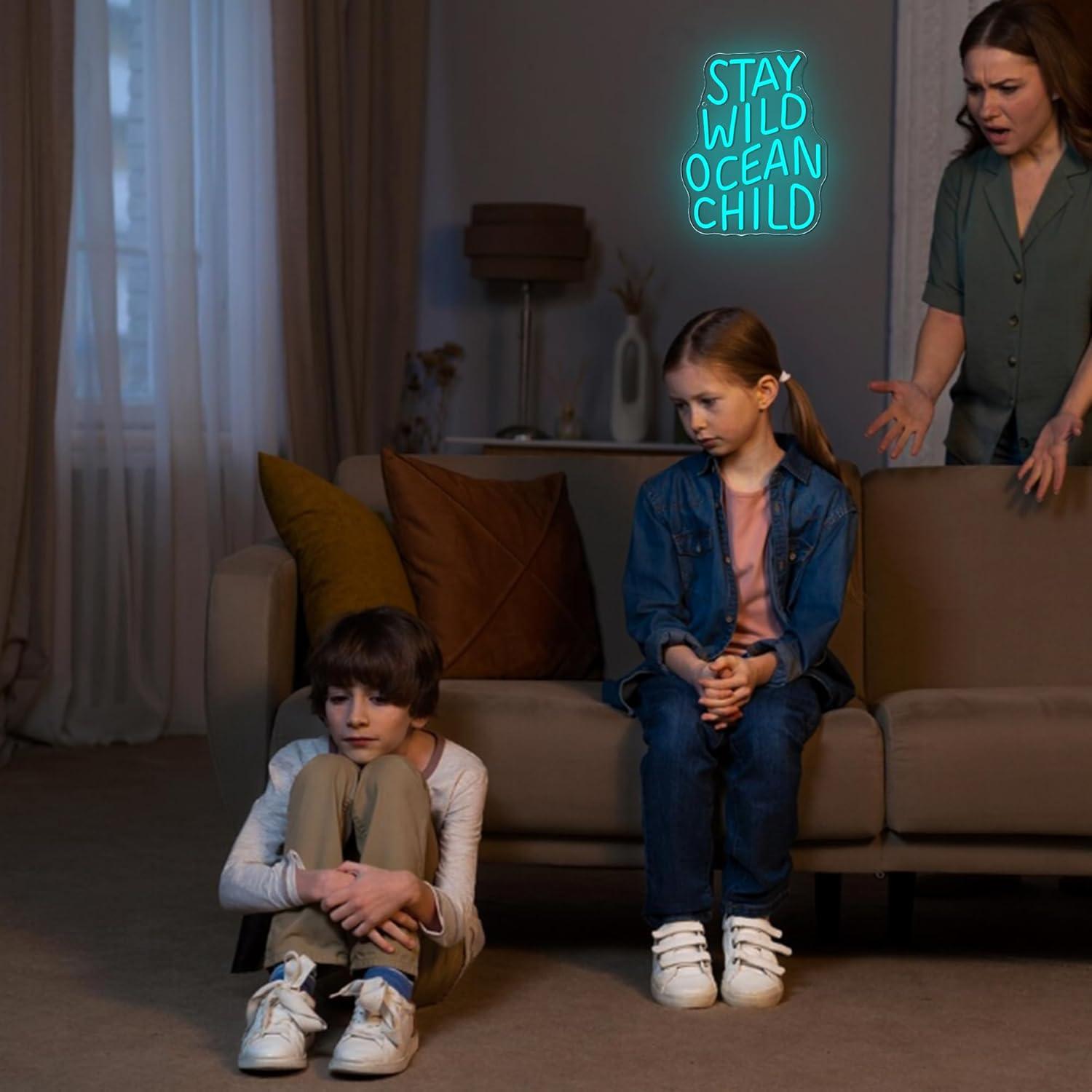 Stay Wild Ocean Child Neon Sig - Baby Nursery Light incelemesi ve fiyatı