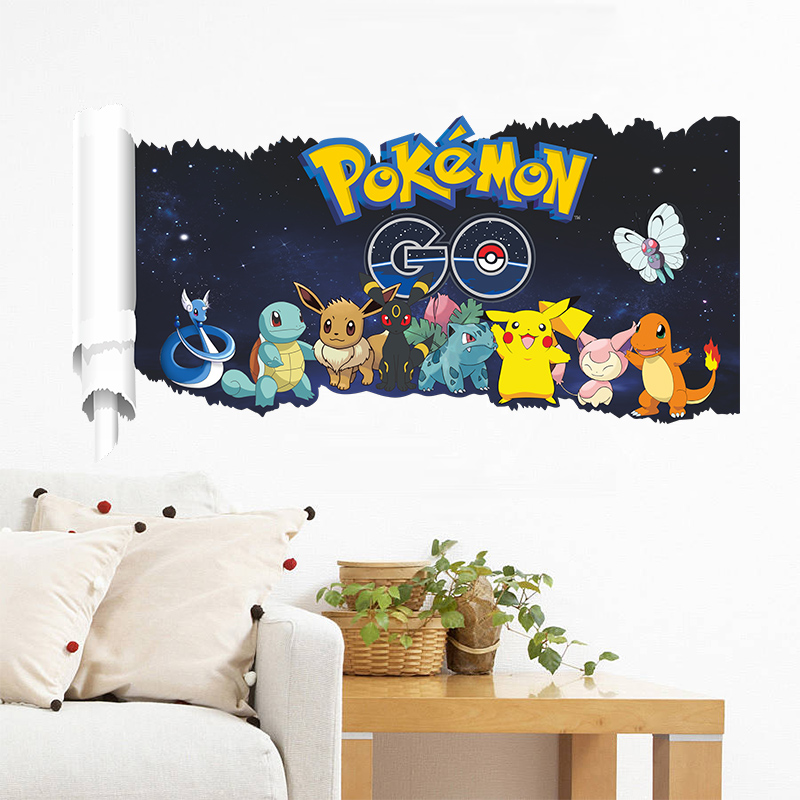 Cartoon Pokémon Pikachu Wall S - Baby Nursery Wall Decals incelemesi ve fiyatı
