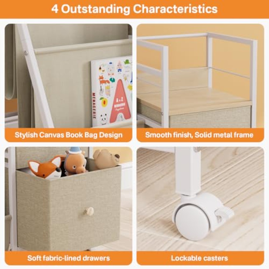 Book Shelf for Rooms Toddler B - Baby Nursery Bookcase incelemesi ve fiyatı