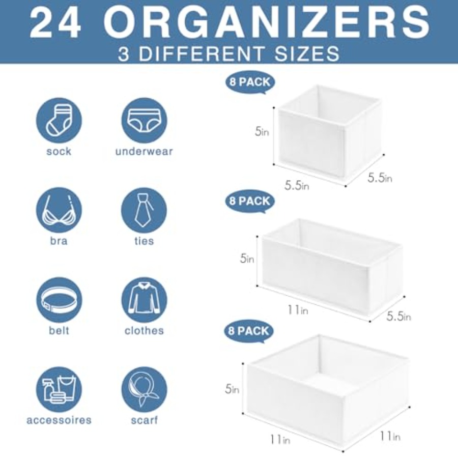 Drawer Organizer Clothes Dress - Baby Nursery Closet Organization incelemesi ve fiyatı