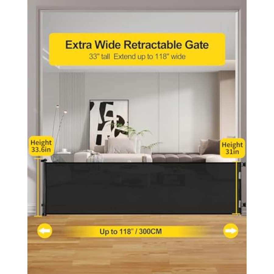 AOURMKOOP 118 ch Extra Wide Re - Baby Gate Extra Wide incelemesi ve fiyatı