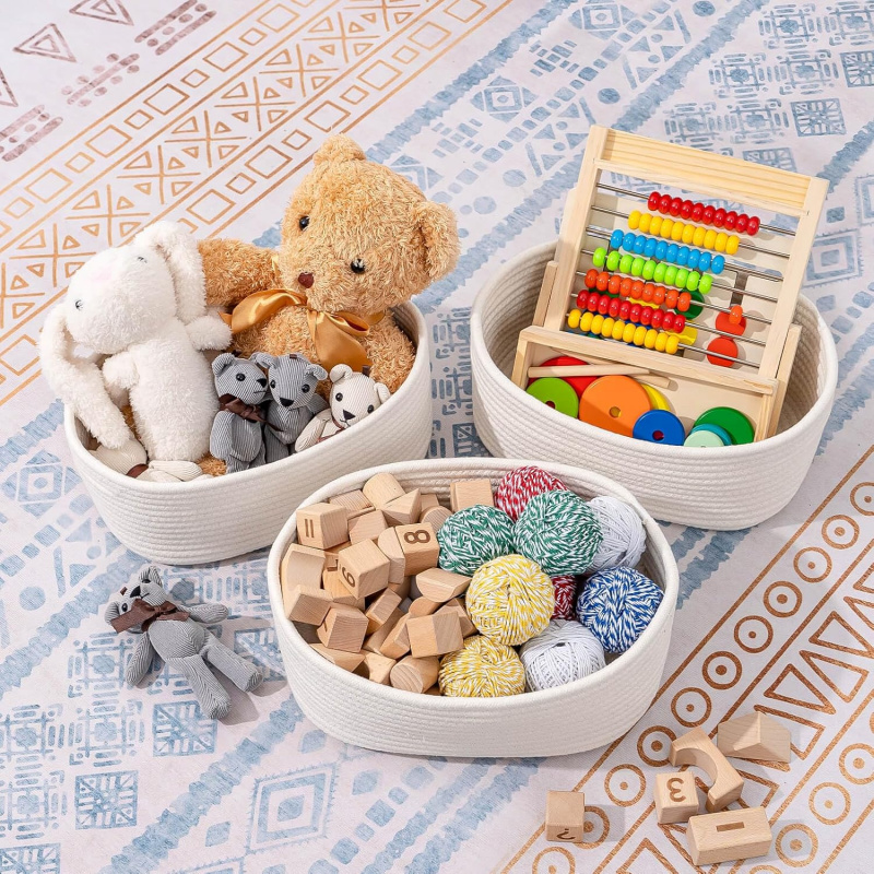 Small Woven Storage Baskets –  - Baby Nursery Closet Organization incelemesi ve fiyatı