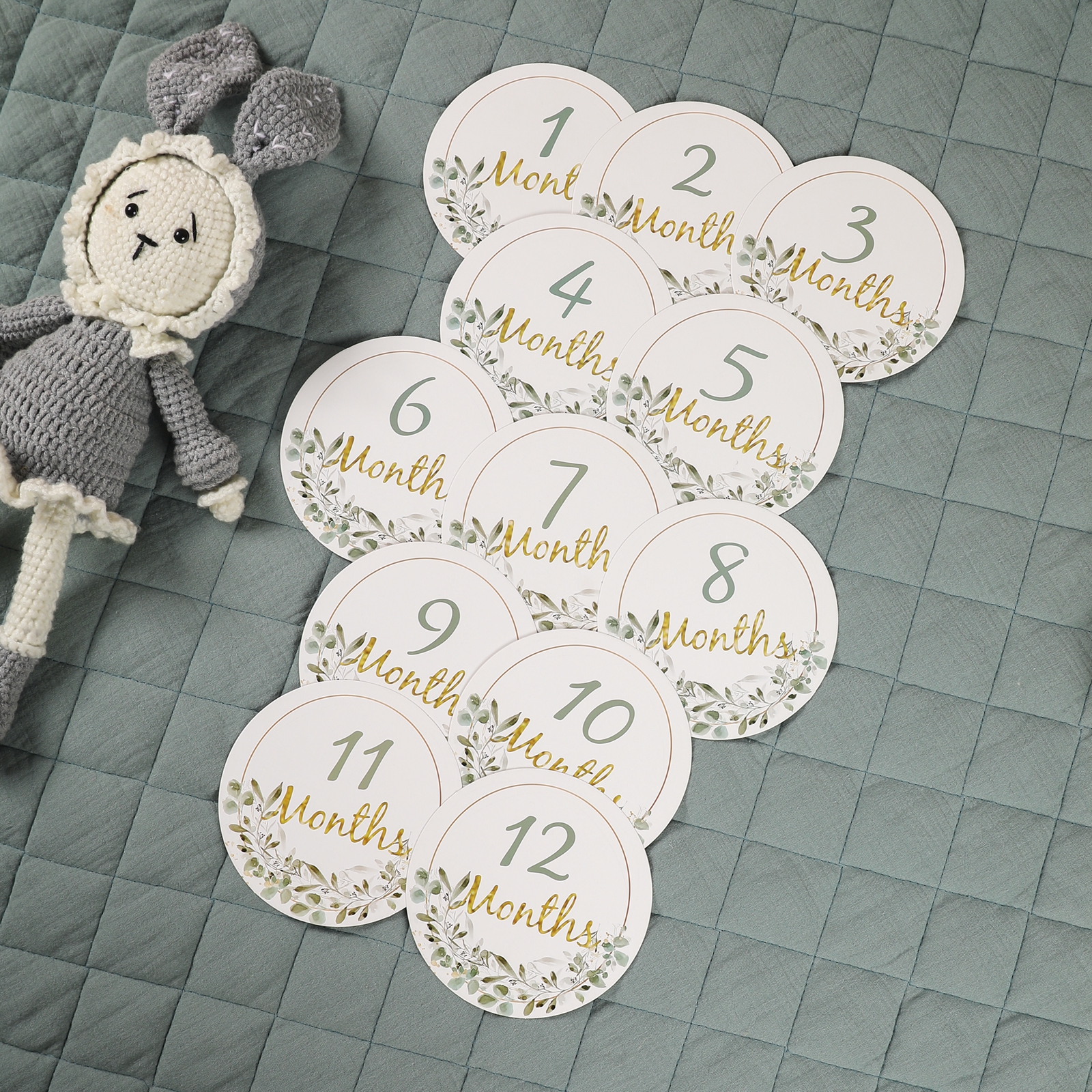 Baby Milestone Number Monthly  - Milestone Card Set incelemesi ve fiyatı