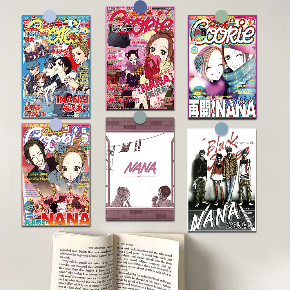 10 PCS Hot Anime Nana Poster S - Baby Nursery Wall Decor incelemesi ve fiyatı