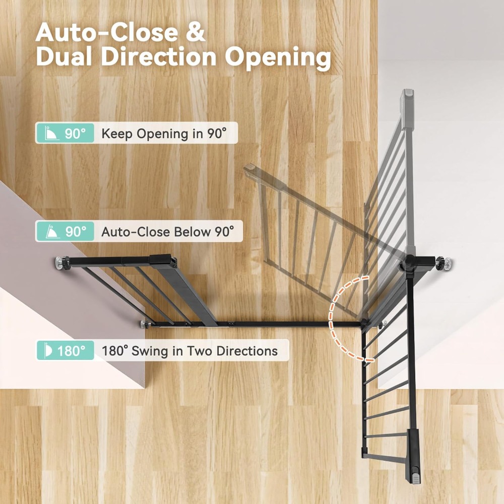 Extra Tall Baby Gate for Stair - Baby Gate Extra Wide incelemesi ve fiyatı