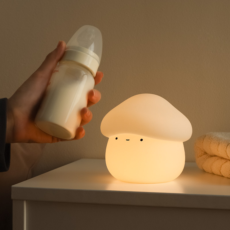 1Pcs Mushroom Head Silicone Ni - Baby Nursery Light incelemesi ve fiyatı