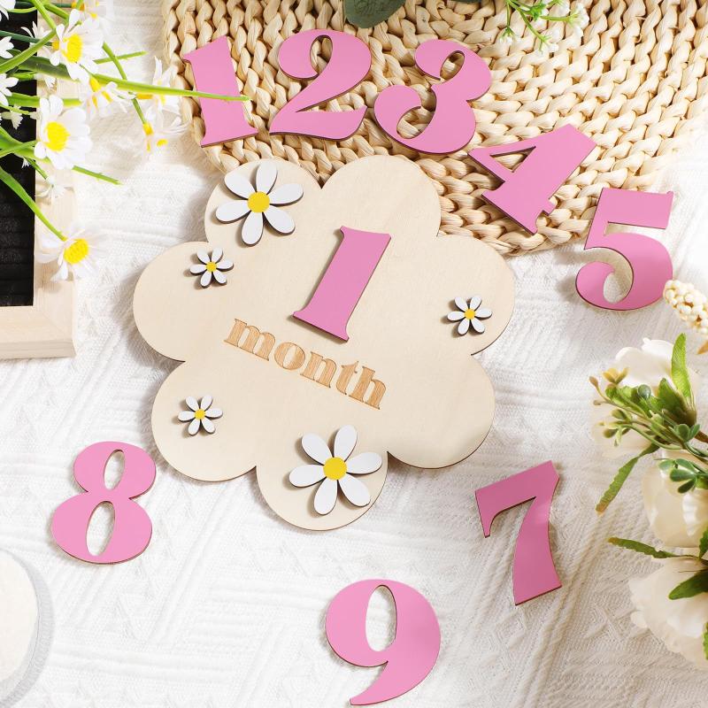 Wooden Baby Monthly Milestone  - Milestone Card Set incelemesi ve fiyatı