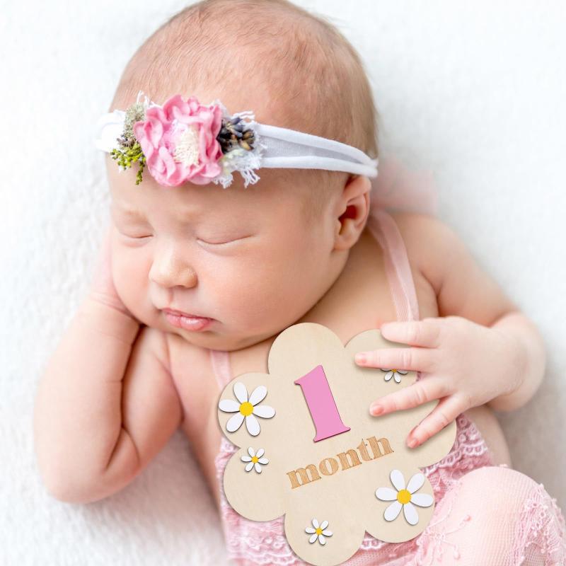 Wooden Baby Monthly Milestone  - Milestone Card Set incelemesi ve fiyatı