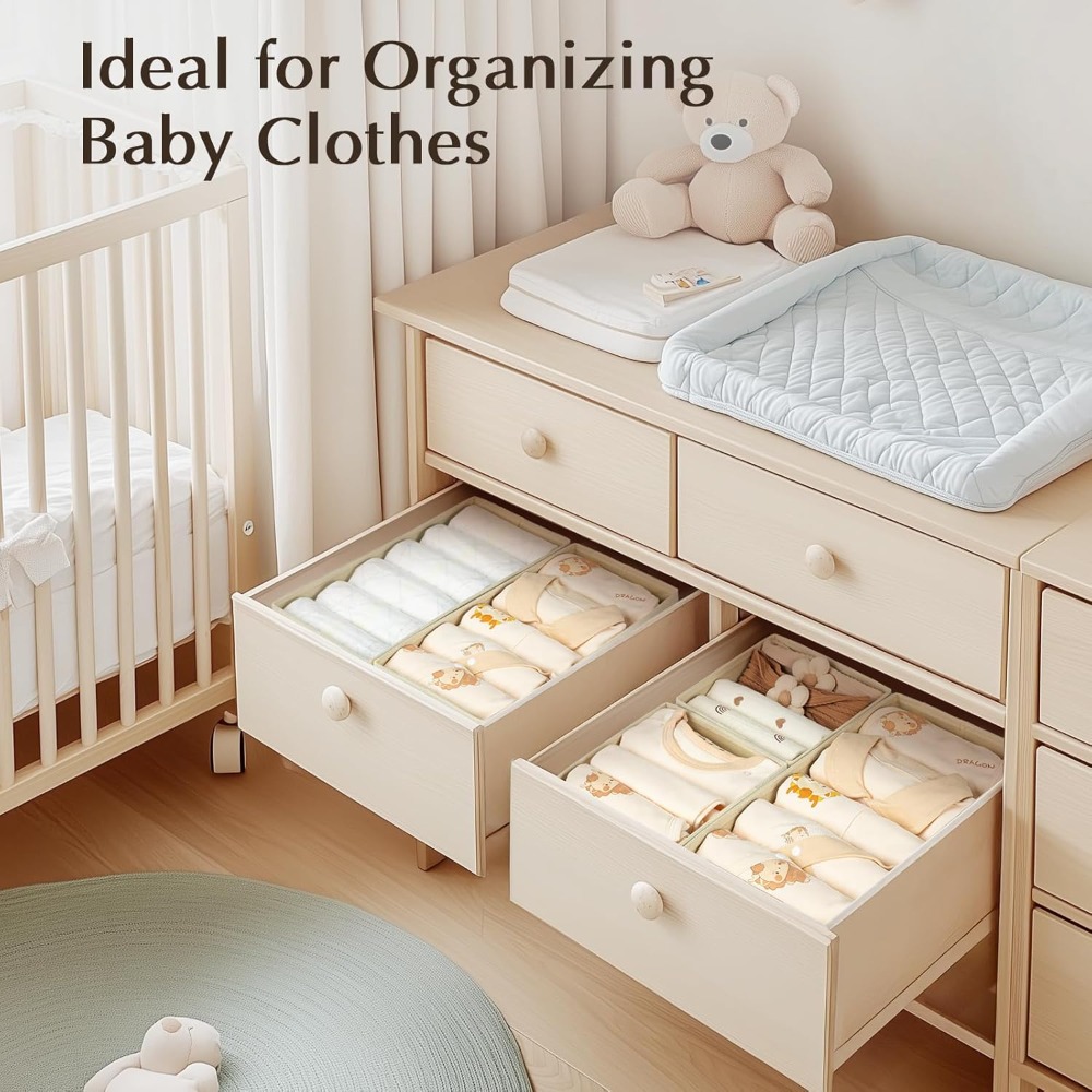 Drawer Organizers Clothes, Dre - Baby Nursery Closet Organization incelemesi ve fiyatı