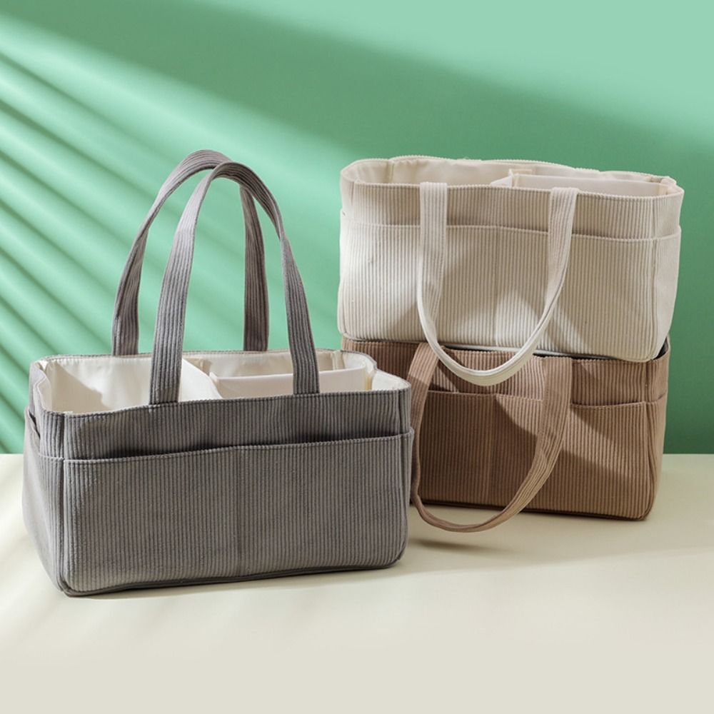 Corduroy Bag Large Capacity Di - Baby Nursery Backpack incelemesi ve fiyatı