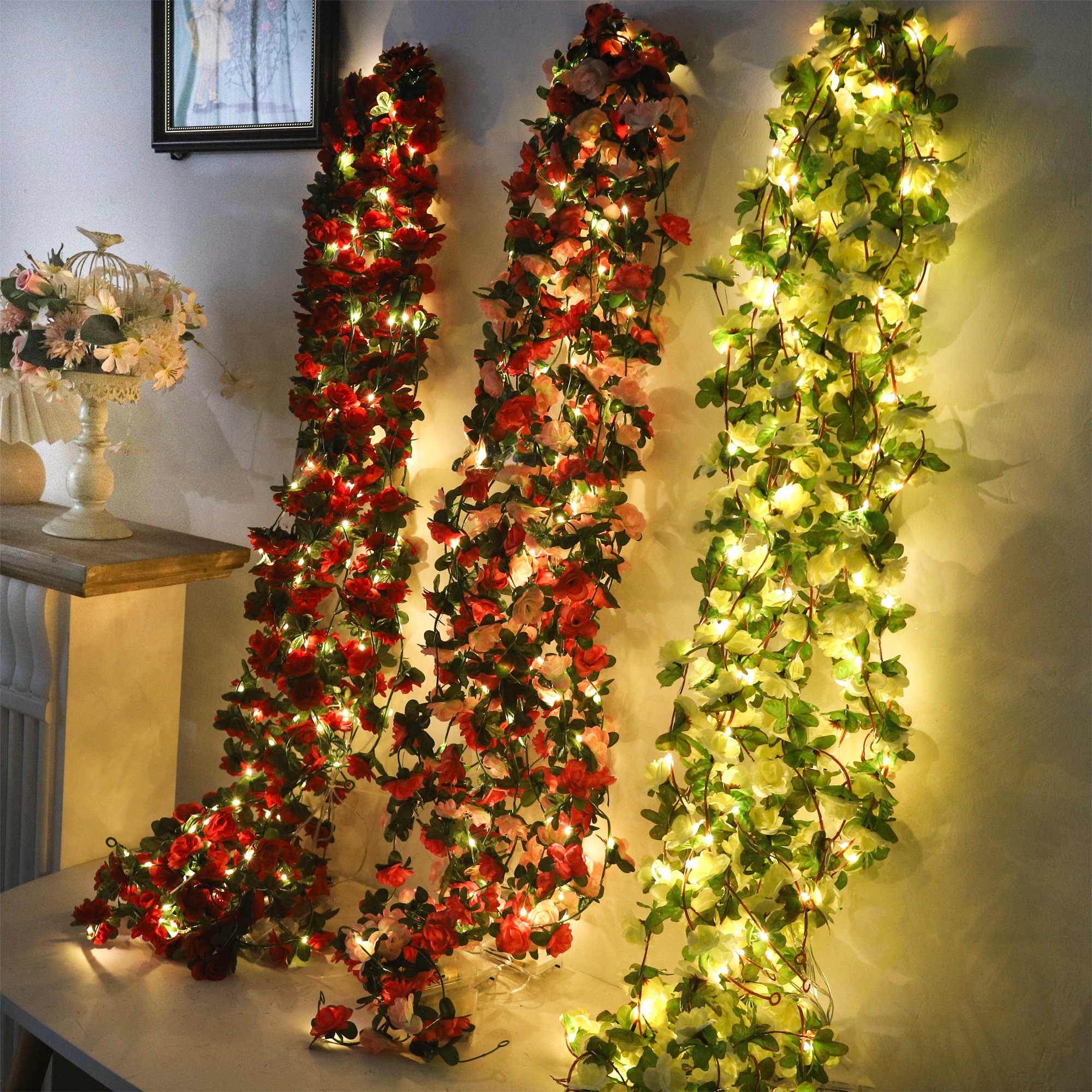 Rose LED Lights String Artific - Baby Nursery Light incelemesi ve fiyatı