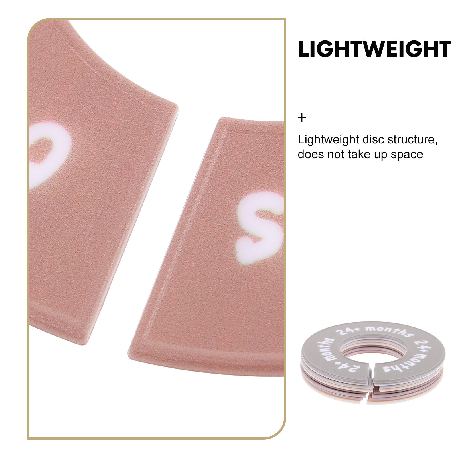 1Set Round Closet Dividers Pla - Baby Nursery Closet Organization incelemesi ve fiyatı