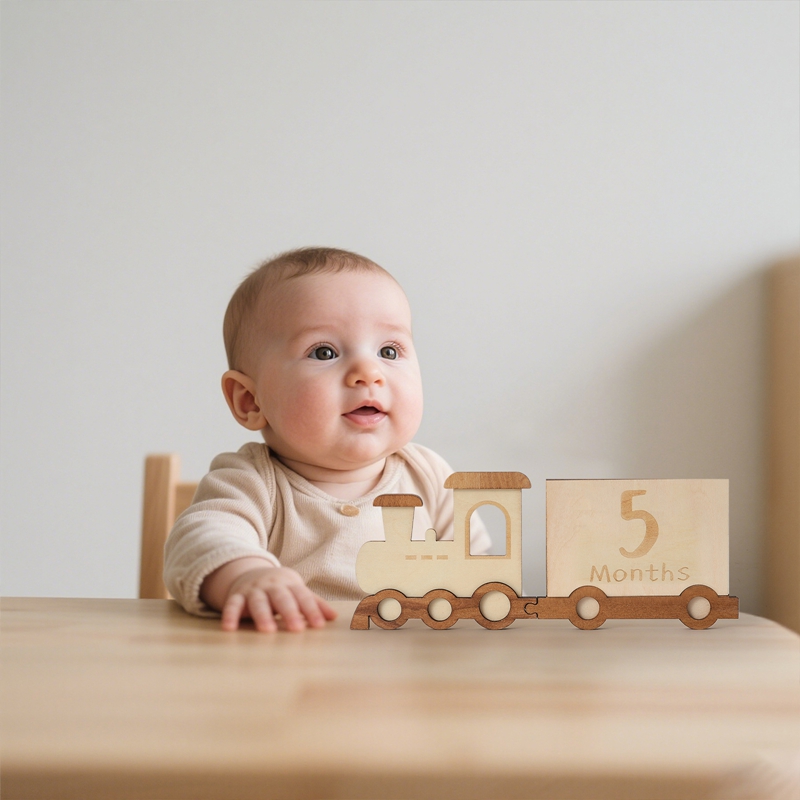 Wooden Baby Monthly Milestone  - Milestone Card Set incelemesi ve fiyatı