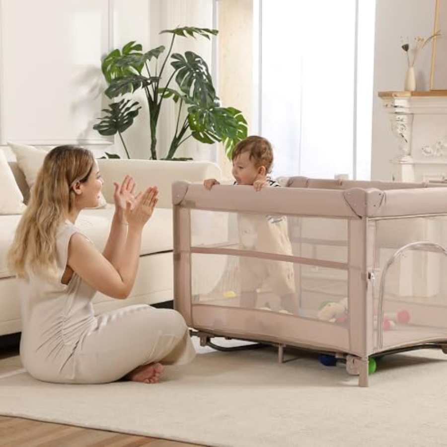 5 in 1 Pack and Play Portable  - Bassinet Bedside Sleeper incelemesi ve fiyatı