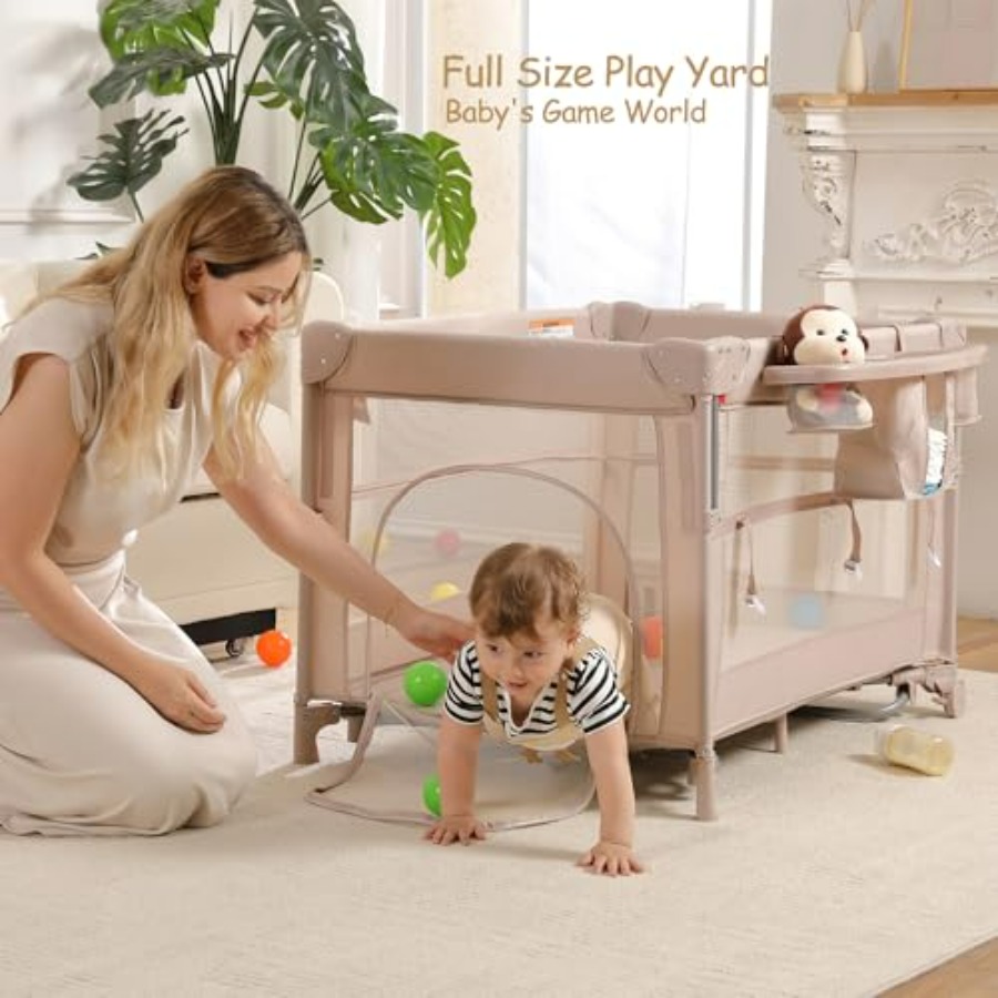 5 in 1 Pack and Play Portable  - Bassinet Bedside Sleeper incelemesi ve fiyatı