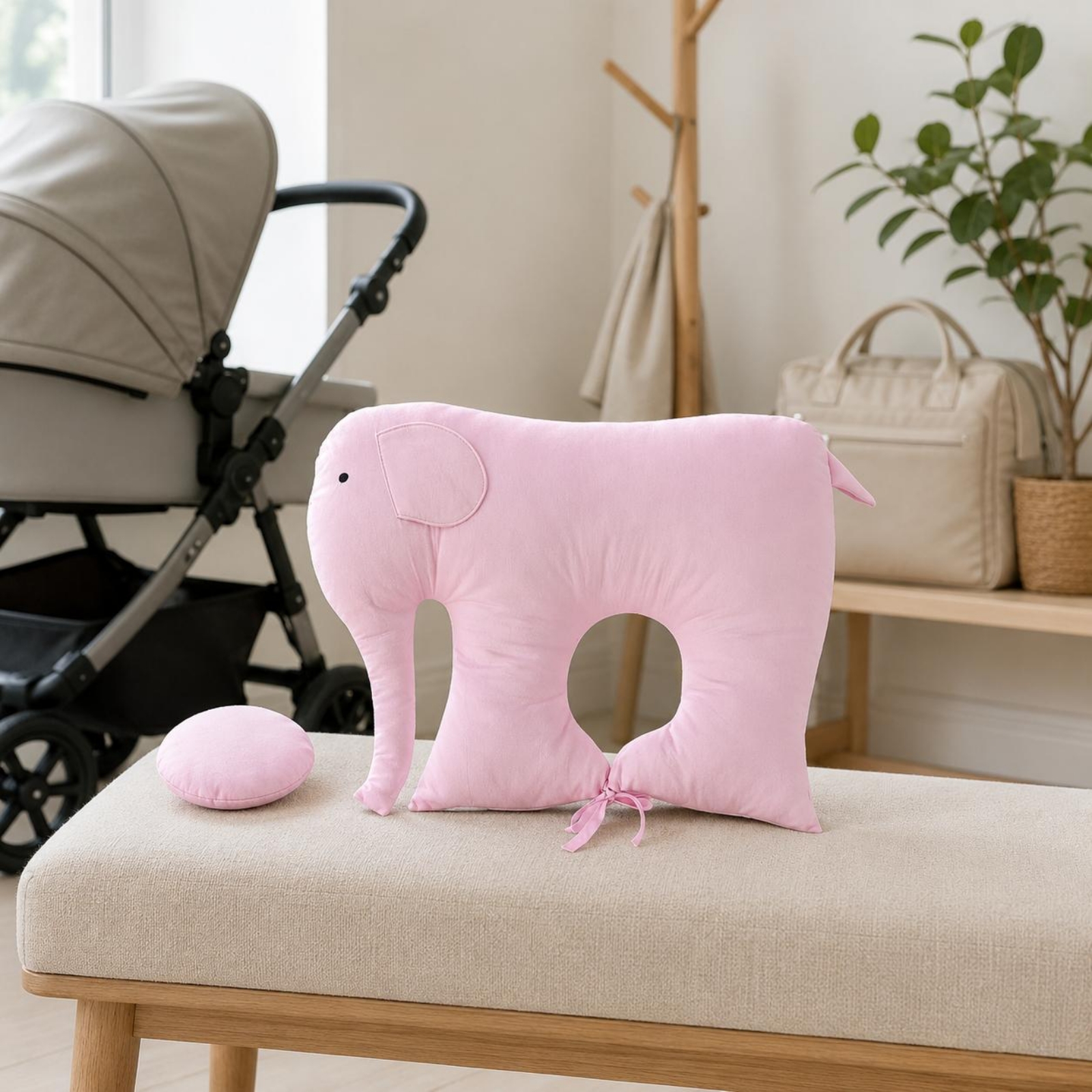 Elephant Baby Pillow Padded St - Baby Nursery Items incelemesi ve fiyatı