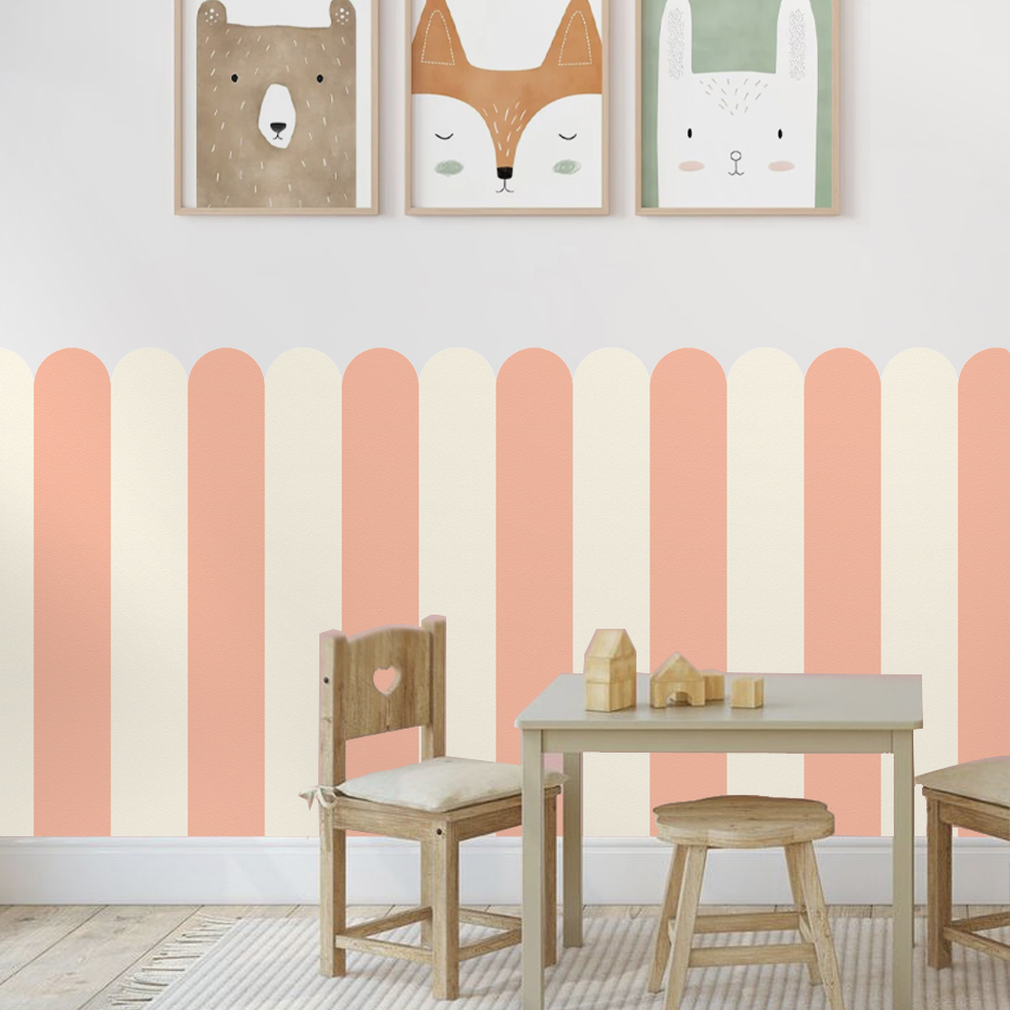 Multicolor Vertical Striped Ar - Baby Nursery Wall Decals incelemesi ve fiyatı