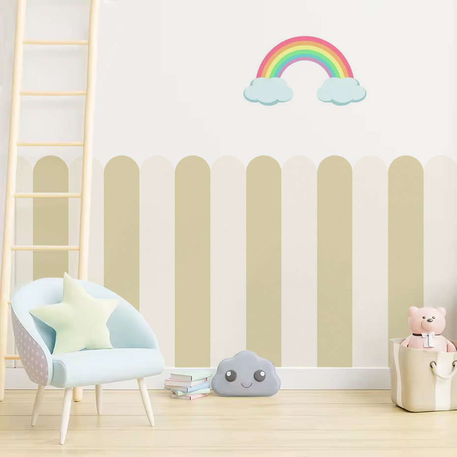 Multicolor Vertical Striped Ar - Baby Nursery Wall Decals incelemesi ve fiyatı